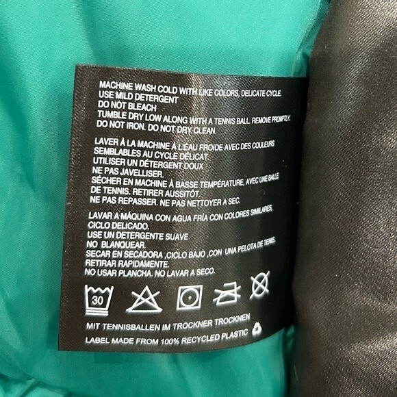 NEW Bernardo Women Quilted Puffer Winter Jacket Coat Size S Green - Picture 8 of 10